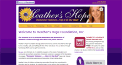 Desktop Screenshot of heathershope.net